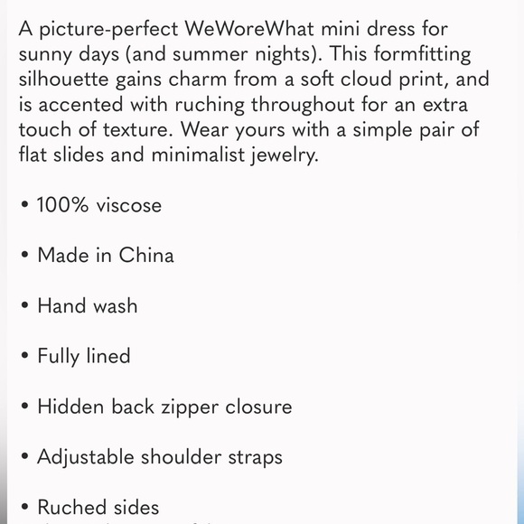 WeWoreWhat Ronnie in Clouds Powder Blue Ruched Lined Revolve Bodycon Mini Dress - Picture 16 of 16